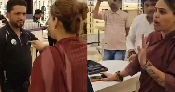 बिंदी-हिजाब विवाद के बीच मुस्लिम BJP नेता का हंगामा, Lenskart स्टाफ को बुलाकर लगाया तिलक