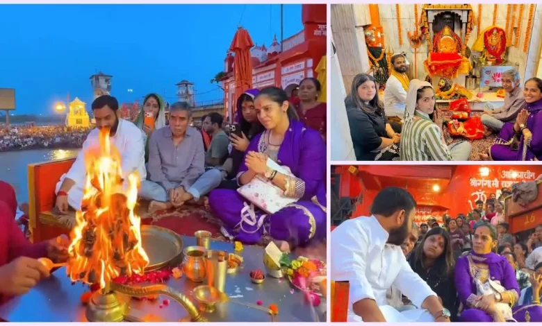उत्तराखंड पहुंची Saina Nehwal, हरिद्वार में की गंगा आरती, 6 दिनों से घूम रहीं