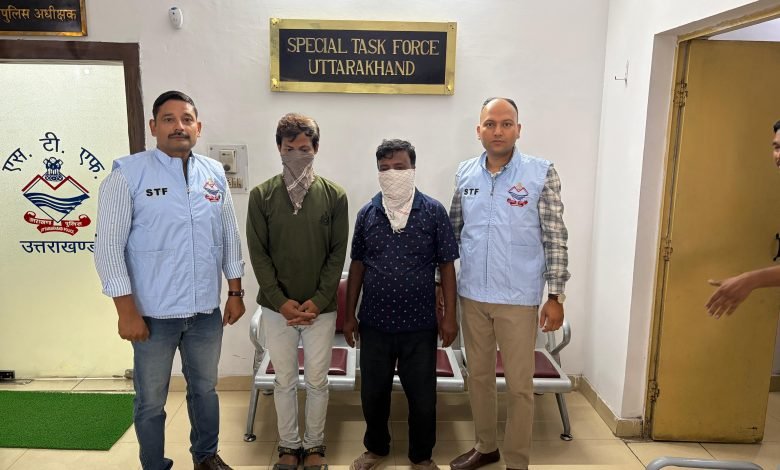 25 लाख की साइबर ठगी का खुलासा, STF ने पश्चिम बंगाल से दो आरोपियों को दबोचा