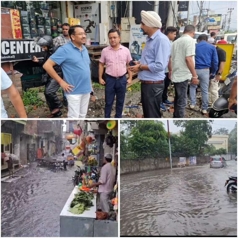 हल्द्वानी: मानसून की पहली बारिश में जलमग्न हुआ शहर,यातयात से लेकर आम लोग हुए प्रभावित…