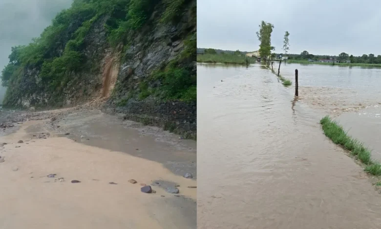 Weather News: हरिद्वार में बाढ़ जैसे हालात, दिल्ली-यमुनोत्री हाईवे पर मलबा, यातायात ठप