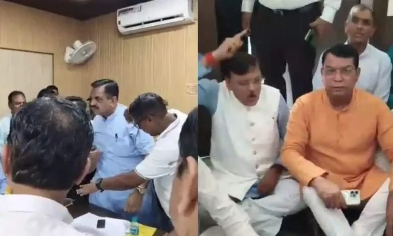 SIR बैठक में हंगामा: कमिश्नर के सामने भिड़े MLA शिव अरोड़ा और राजकुमार ठुकराल